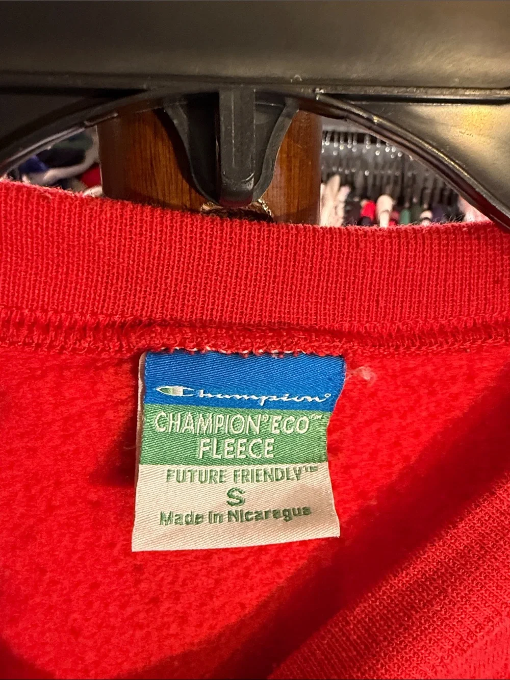 Wisconsin Badgers Red Vintage Crewneck Sweatshirt - Champion